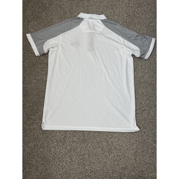 Los Angeles Lakers Men’s Antigua White Golf Polo Embroidered Size Large - Picture 7 of 7